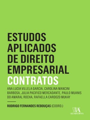 cover image of Estudos Aplicados de Direito Empresarial--Contratos